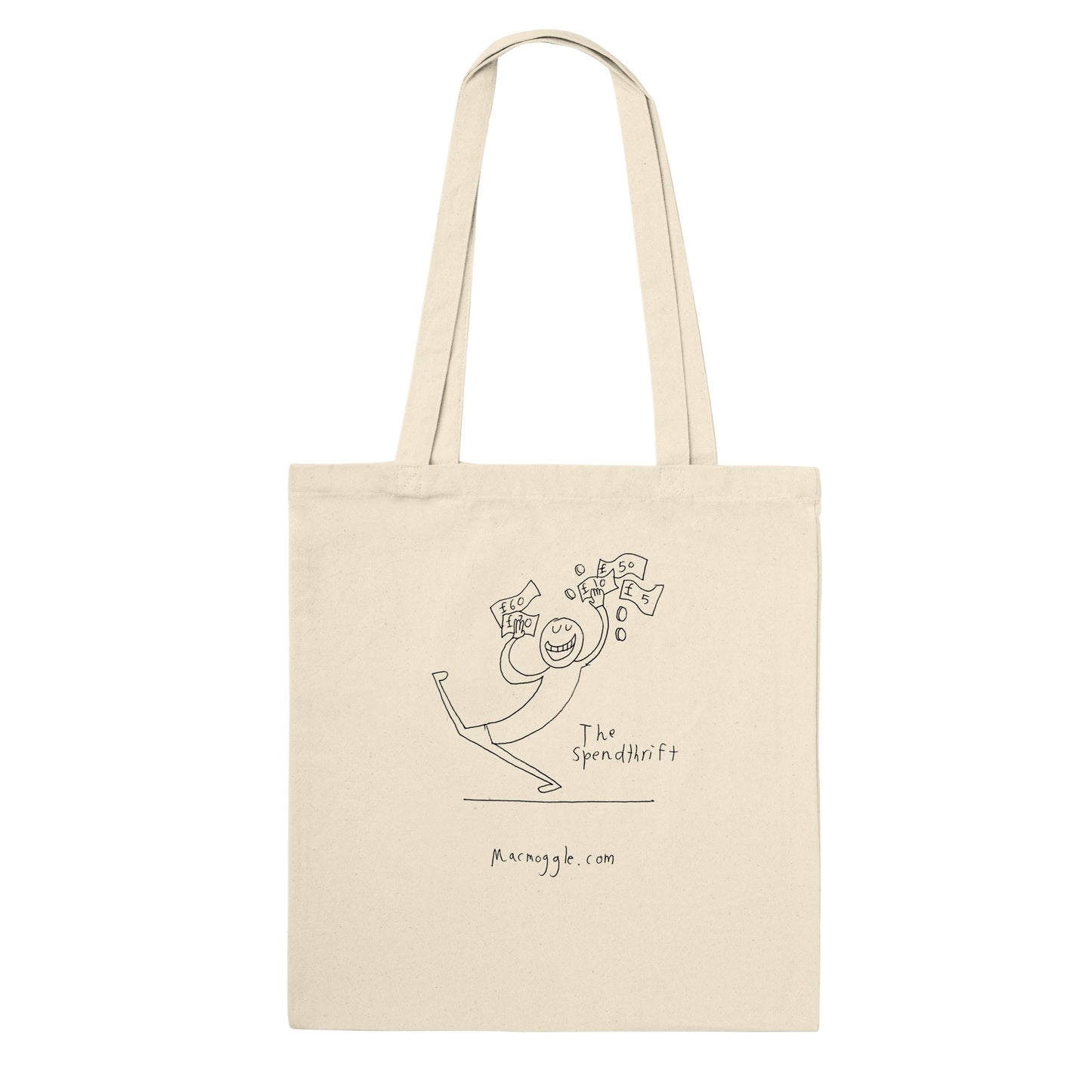 Spendthrift tote bag