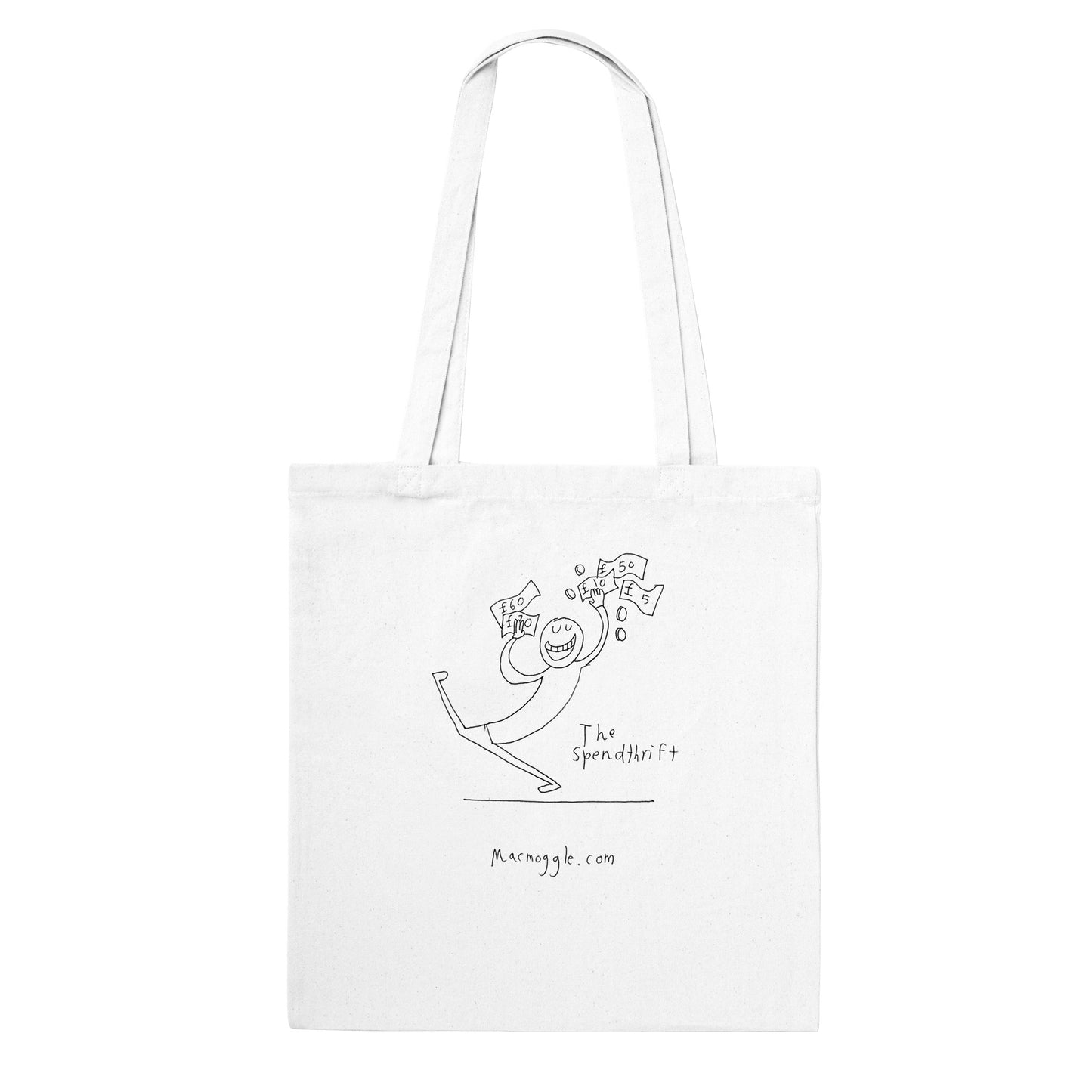 Spendthrift tote bag