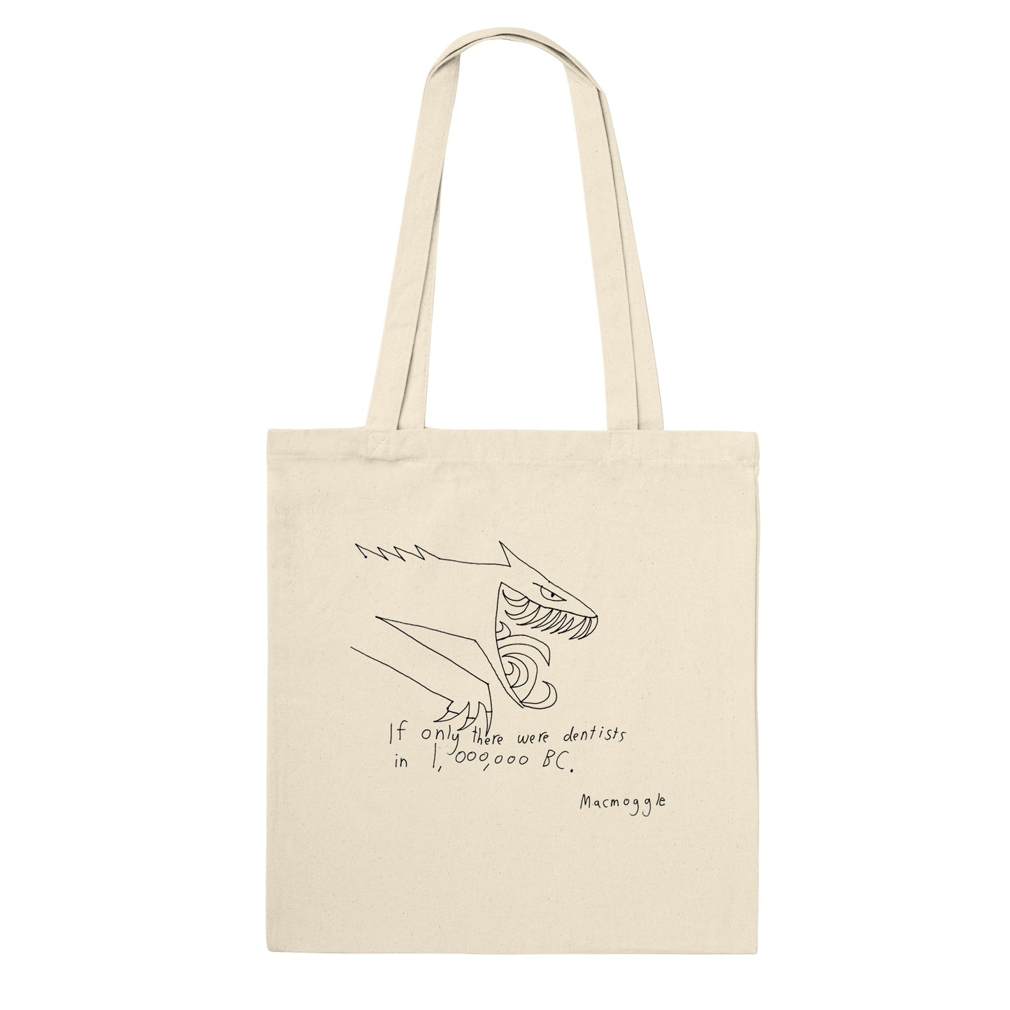 Dentist dinosaur - tote bag